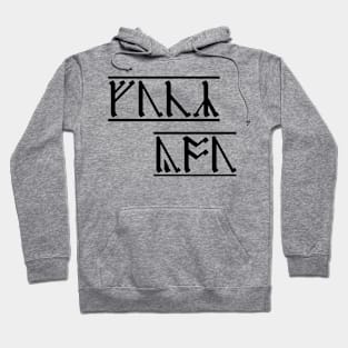 Rude Runes - Anglo-Saxon curse (6) Hoodie